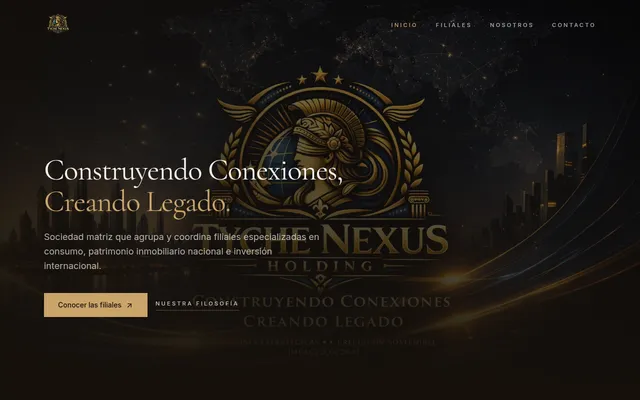 Página de inicio de Tyche Nexus